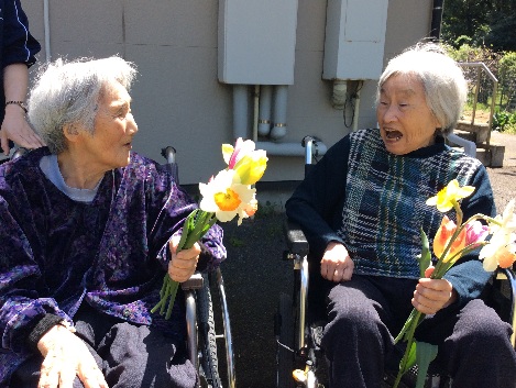 満開のお花と笑顔🎵