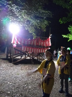 初参加の盆踊り♪