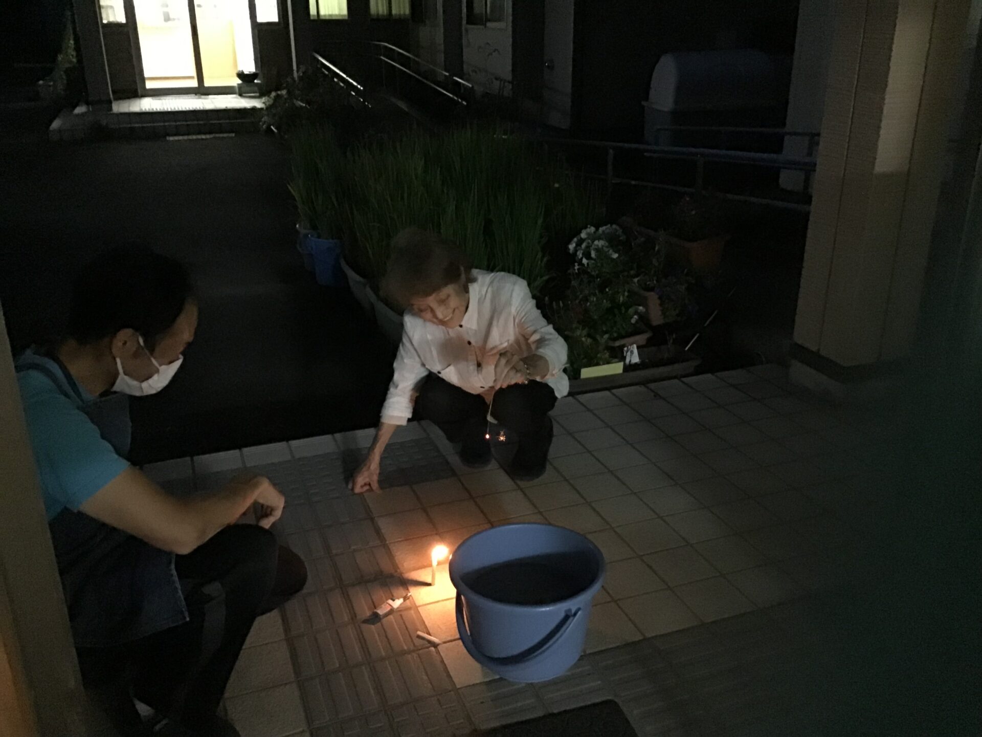 小さな花火大会?
