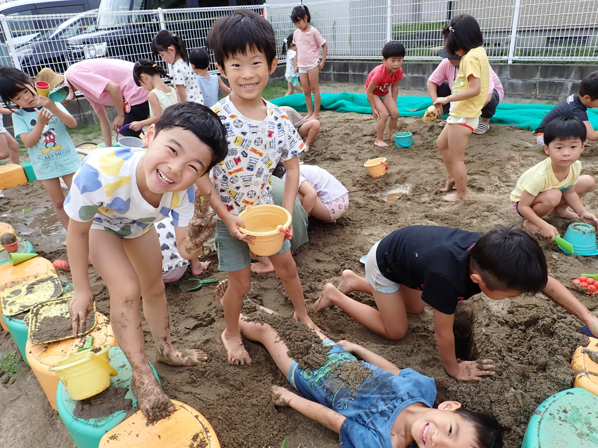 9月もどろんこ遊び！
