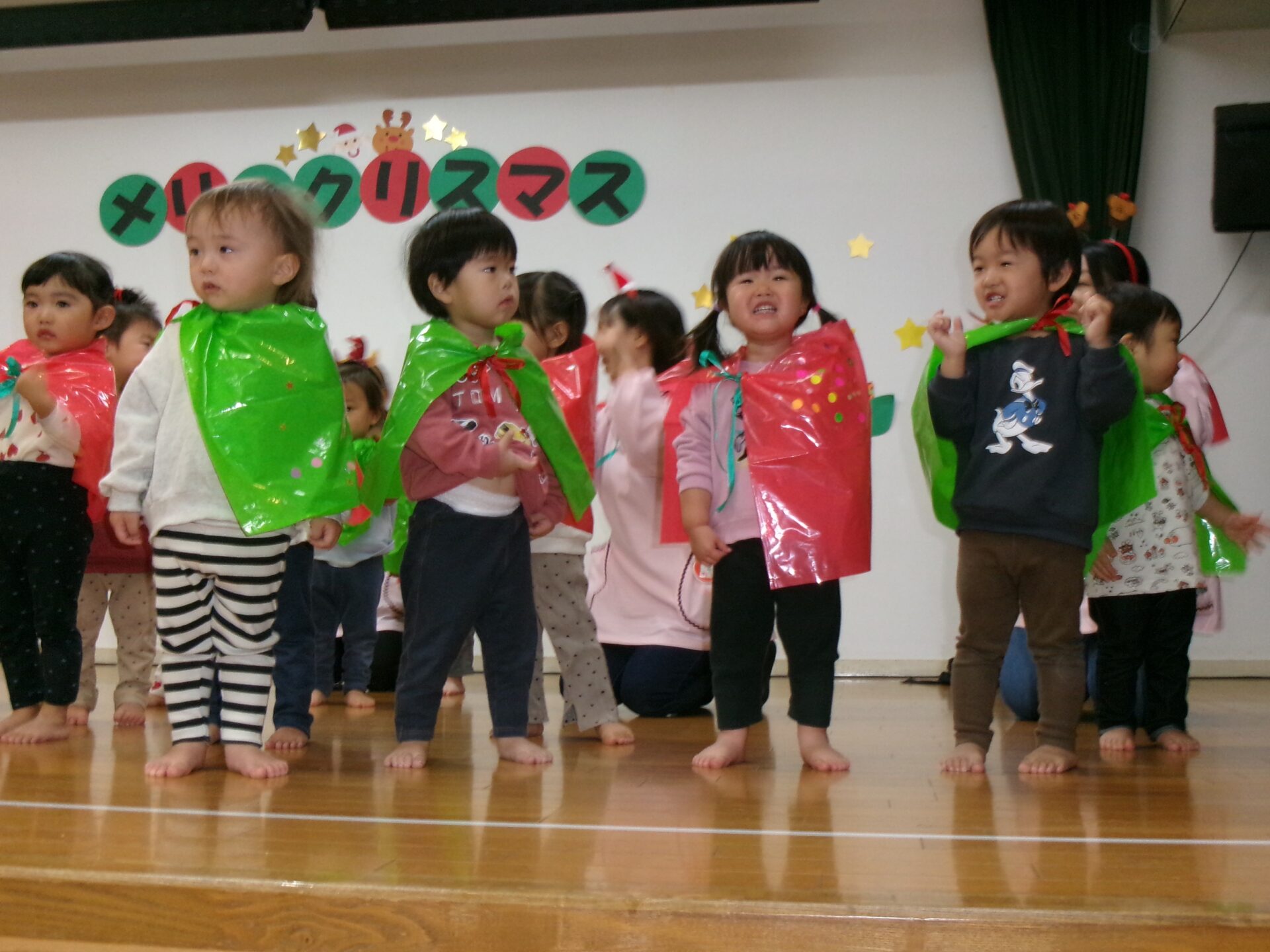 クリスマス会みんなで踊ったよ！