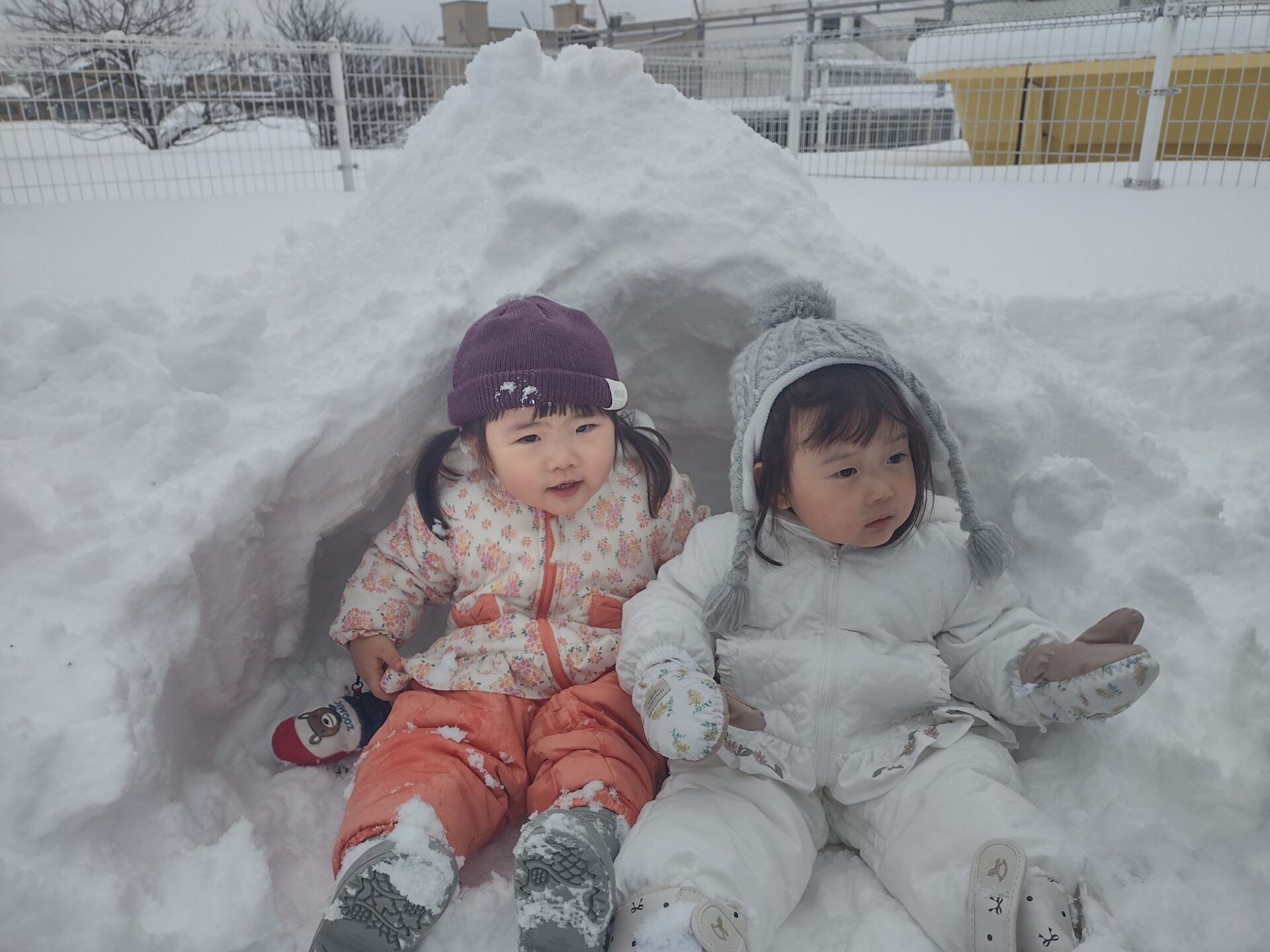 たっぷり雪遊び♪