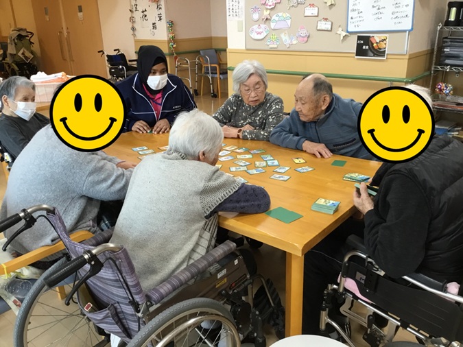 一緒に取り組む楽しいひと時♪