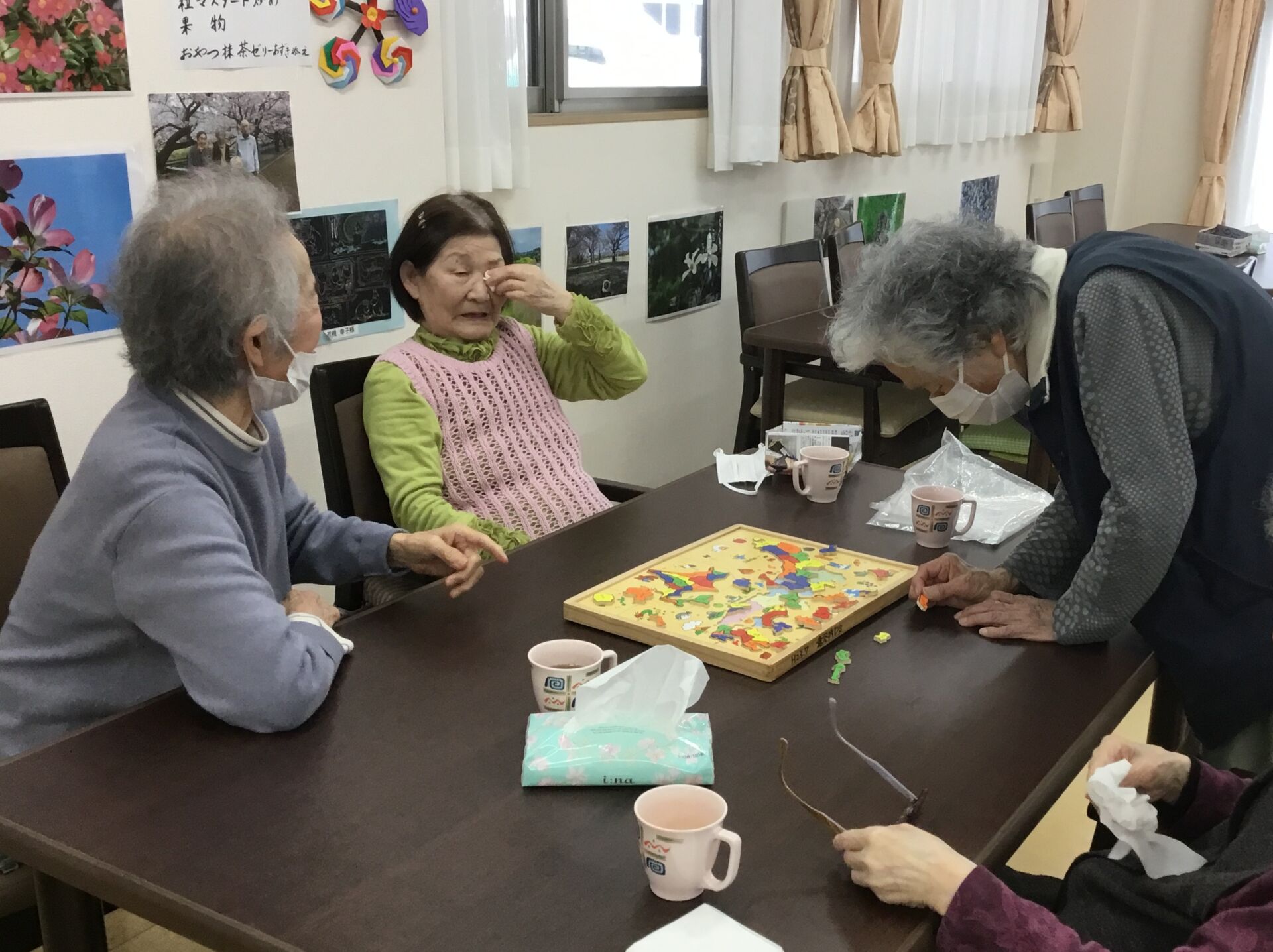 力を合わせてパズルに挑戦!(^^)!