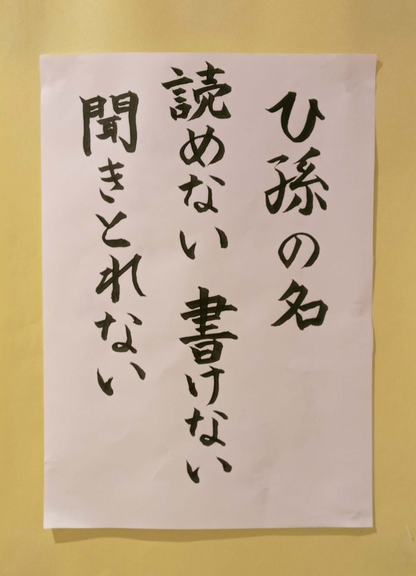 高齢者おもしろ川柳