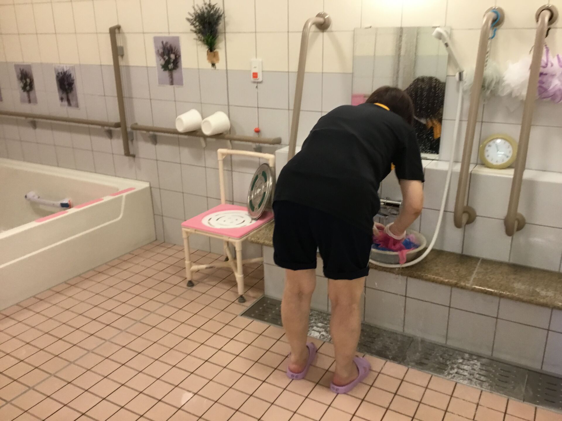 ある日のお風呂掃除の様子♨