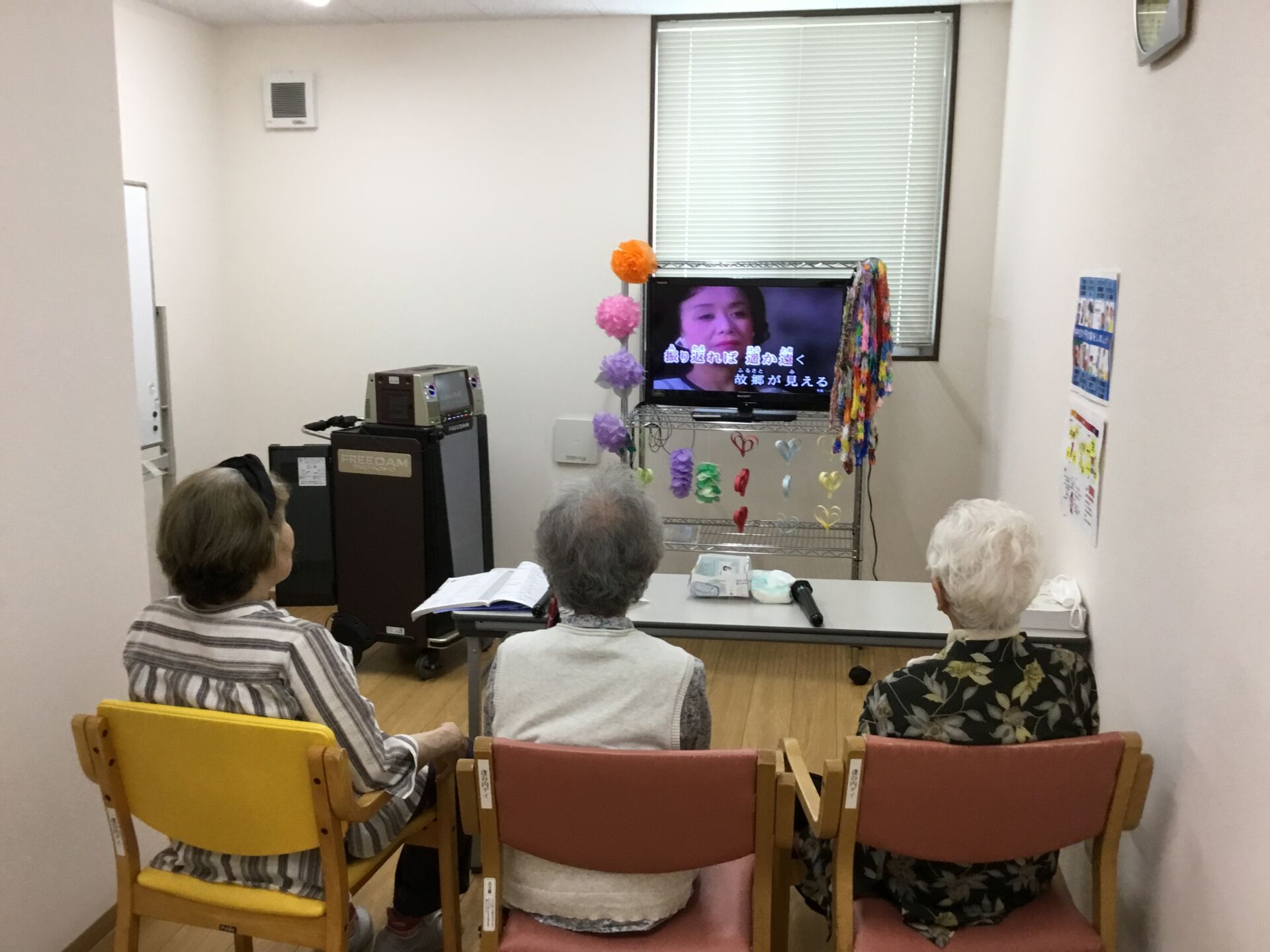 カラオケルームの様子♪